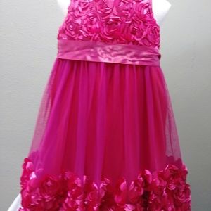 Bonnie Jean flutter cut flower party dress